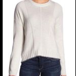 Rails Joanna Wool & Cashmere Sweater Pullover Snow Globe Cream Metallic Size L Photo 0