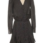 Veronica Beard  Riggins Silk Dress in Black Multi Sz 0 Photo 7