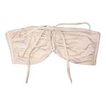 l*space L* Dawn Convertible Bikini Swim Top in Shimmer Bone XL NWT Style SHDWT22 Photo 3