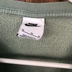Nike  Seafoam Green Glitter Logo Crewneck Women's XL Photo 1