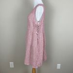 4 Our Dreamers Dress Womens L Red Stripe Linen Cotton A Photo 10