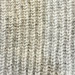 Vince Light Grey Shaker Wool Alpaca Ribbed Crewneck Sweater Small Photo 5