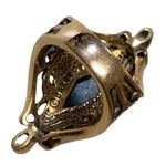 BARSE  Genuine Lapis Lazuli Stone Ornate Bronze Band Ring Sz 7.5. HTF Photo 7