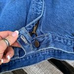 Vintage 90s high rise wide leg jean shorts Size 13/14 Blue Photo 7