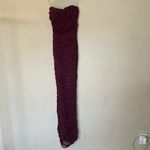 House Of CB  Sapphire Wine Gathered‎ Maxi Dress NWOT size XS   $239 Photo 2