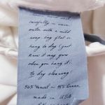 Raquel Allegra Linen Blend White Pleated Crop Pants Pull On High Rise Size 2 Photo 3