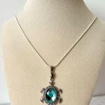 Turquoise Turtle Necklace 🐢 Blue Photo 1
