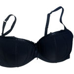 Candie's   36D Classic Black Bra Lightly Padded Photo 0