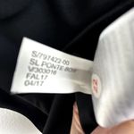 Banana Republic Black Sleeveless Stretch Bow-Neck Ponte Sheath Dress Photo 7