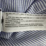 Abercrombie & Fitch Long Sleeve Blue & White Striped Shirt Dress Size M Photo 3