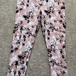 Mixit Mid-Length Pink Floral Leggings Photo 0