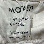 Mother Denim Women’s Size 26 Warm Ivory Double Fray Charmer Skinny Jeans White Photo 7