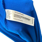 Eileen Fisher Bright Blue Long Sleeve Jersey Tee Top Size Small Photo 4