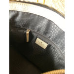 Kate Spade Bow Satchel Black Cream Handbag Top Handle Quiet Luxury Old Money Zip Photo 10