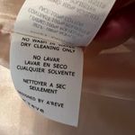 A’REVE Victorian cream button front peplum lace & ribbon pea coat Size Large Brown Photo 10