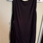 SO Black Sleeveless Tank Top with lace up sides Photo 3