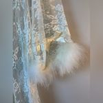 Agent Provocateur French lace & marabou feathers OSFA Wedding Bridal Love White Size undefined Photo 4