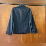 J.Crew Women's  military peacoat Merino wool/cotton lined size XS charcoal grey Photo 2