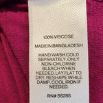 EXPRESS  Cold Shoulder Long Sleeve Double Vneck Shirt Pink Berry Size XS Photo 4
