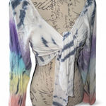 Surf Gypsy  Pastel Tie-Dye Blouse Photo 0