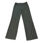 Thalian Wide Leg Pants Size 10 Olive Green Career Business Casual Trousers Photo 0
