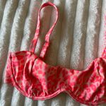 Billabong NWT Neon Pink Animal Print Olivia Bikini Top Photo 2