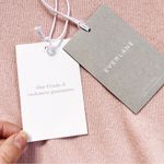 Everlane  • The Cashmere Lantern Sweater pale pink Rose ballet blush pullover Photo 6