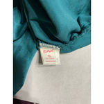 Romwe Women's Teal Satin Ruched Mini Dress S (US 4) Photo 4