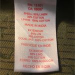 Red Carter Embroidered Linen Cold Shoulder V Neck Midi Dress S Costal Cowgirl Photo 11