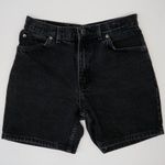 Arizona Jeans Vintage 90s Arizona Black High Waisted Denim Shorts Photo 0