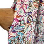 Sofie The Label Floral Peasant Maxi Dress Puff Sleeve Tiered Colorful Cottage, 2 White Size M Photo 6