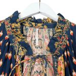 Free People  Magic Mystery Tunic Dress Womens S Boho Mixed Print Bell Sleeve Photo 6