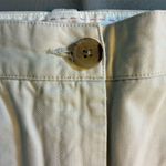 Lands' End Woman's Khaki Chino Shorts Beige Size 16 Casual Summer Tan Photo 4