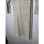 J. McLaughlin ‎ Panama Triangle Print Faux Wrap Dress Catalina Cloth Medium Photo 7