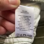 Beach Lunch Lounge women’s green stripe linen cotton Bermuda shorts, size large Photo 8