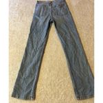 Reformation  Jeans Liza High Rise Straight Croppped Jeans Size 22‎ Photo 4