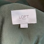 Loft Olive Green Belted Notch Collar Long Sleeve Jacket Women’s Size Medium Photo 5