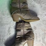 Jellypop Women's Brown Ankle Booties Bow Chain Accents Size 9M Photo 4