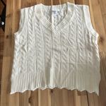 Princess Polly  Antonia Sweater Vest White size XS/S Photo 5