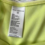 Good American New Women’s Scuba hot shoulder bikini top in key lime001 size 3X Photo 4