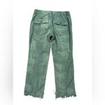 Free People  Stormbringer Green Distressed Utility Straight Leg Pants Sz 29 Boho Photo 4