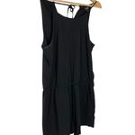 Loft Ann Taylor Black Romper Petite Small Casual Vacation Photo 2