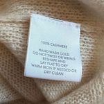 White + Warren cashmere pullover sweater side slits in cream M Tan Size M Photo 5