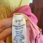 S/W/F Sunset Tiered Ombre 100% Cotton Maxi Dress Size Small Revolve Photo 8