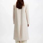 ZARA  Cream Textured Oversized Long Coat(XS) Photo 1