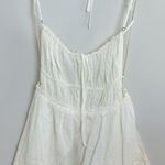 Free People  Taking Sides Mini Dress in Ivory Size Large Photo 0