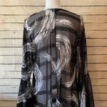 Dor Dor Bell Sleeve Mesh Swimsuit Cover Black Size undefined Photo 8