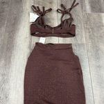 Abercrombie & Fitch Abercrombie Brown Sparkle Bikini Set  Photo 6