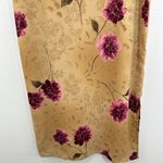 Laura Scott Vintage Floral Maxi Dress Sleeveless Gold Purple Size S Grunge 90s Photo 6
