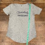 Old Navy  “Chocolate Understands” Women’s Gray Crewneck Tee Photo 5